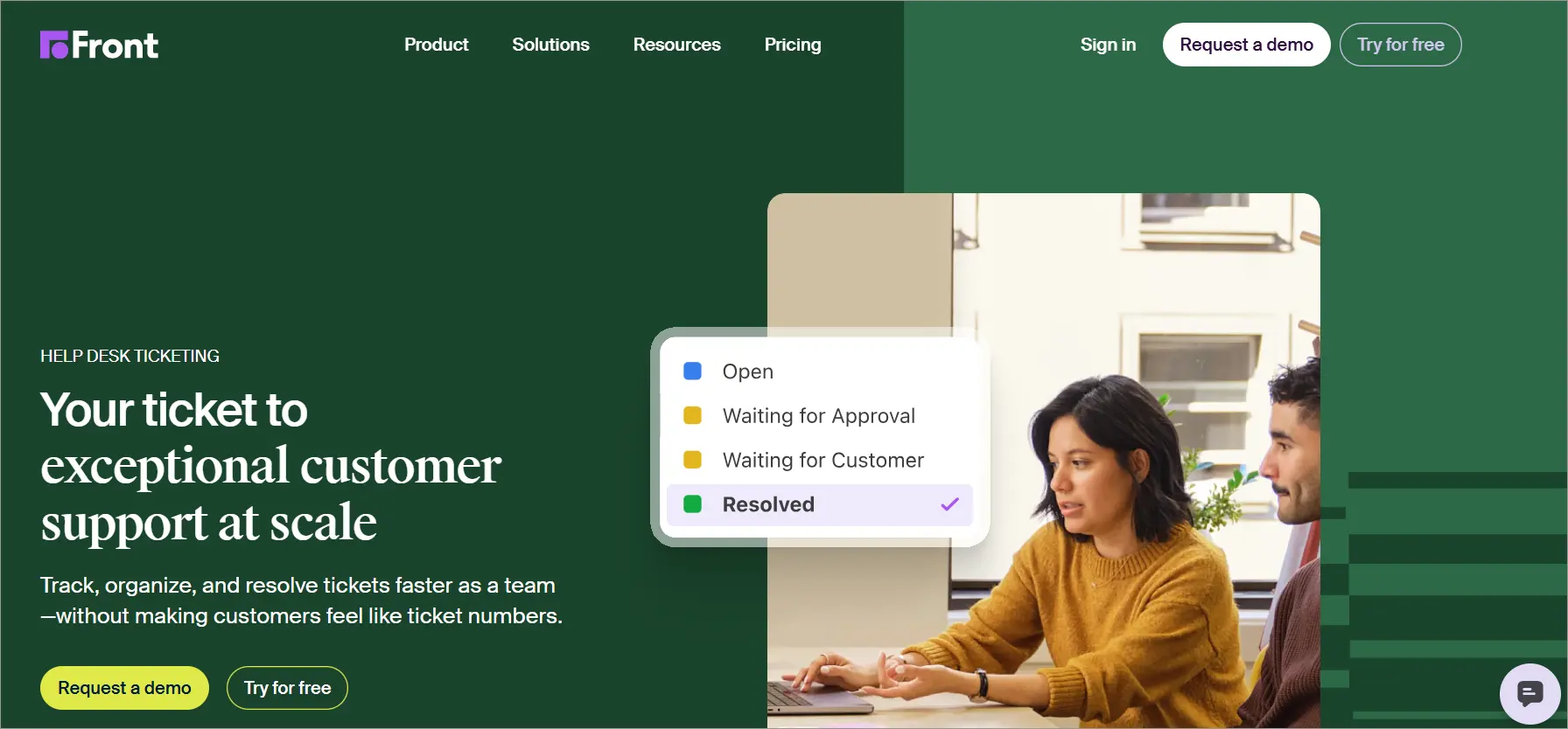 Front Ticketing Software