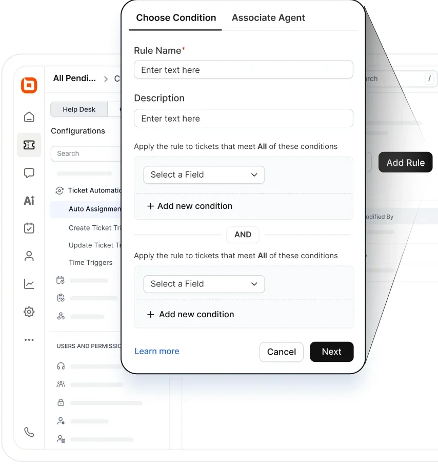 Automated ticket routing workflow for assigning real estate maintenance requests based on conditions