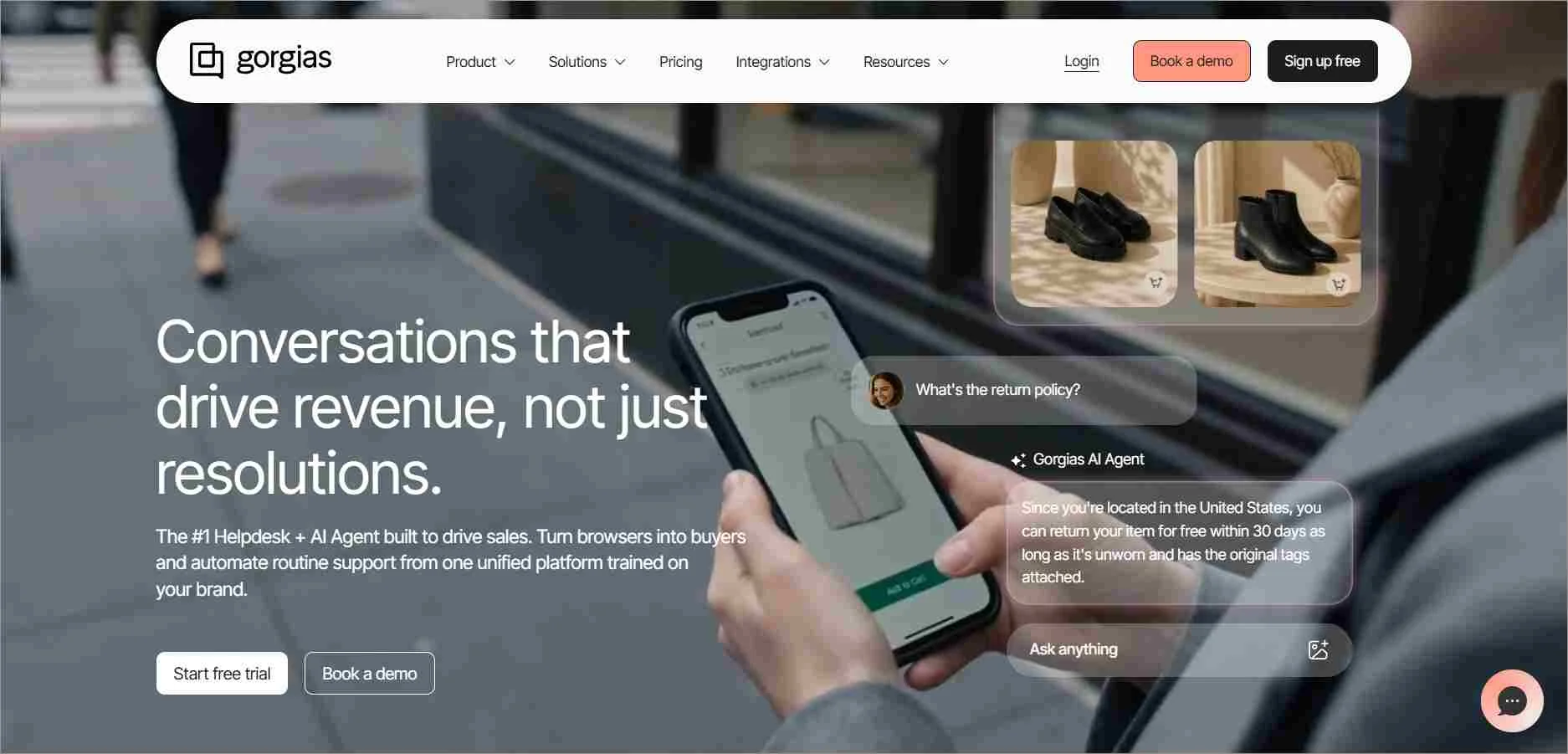 Best Ticketing system Gorgias platform for ecommerce support with conversational AI and automated tickets