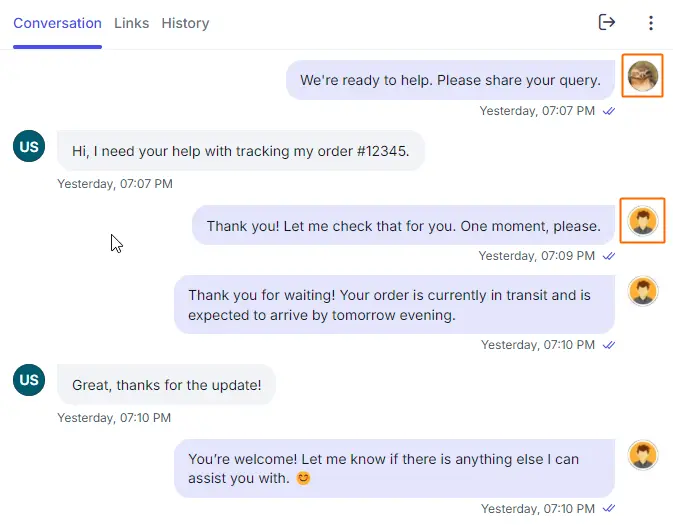 Profile image support
