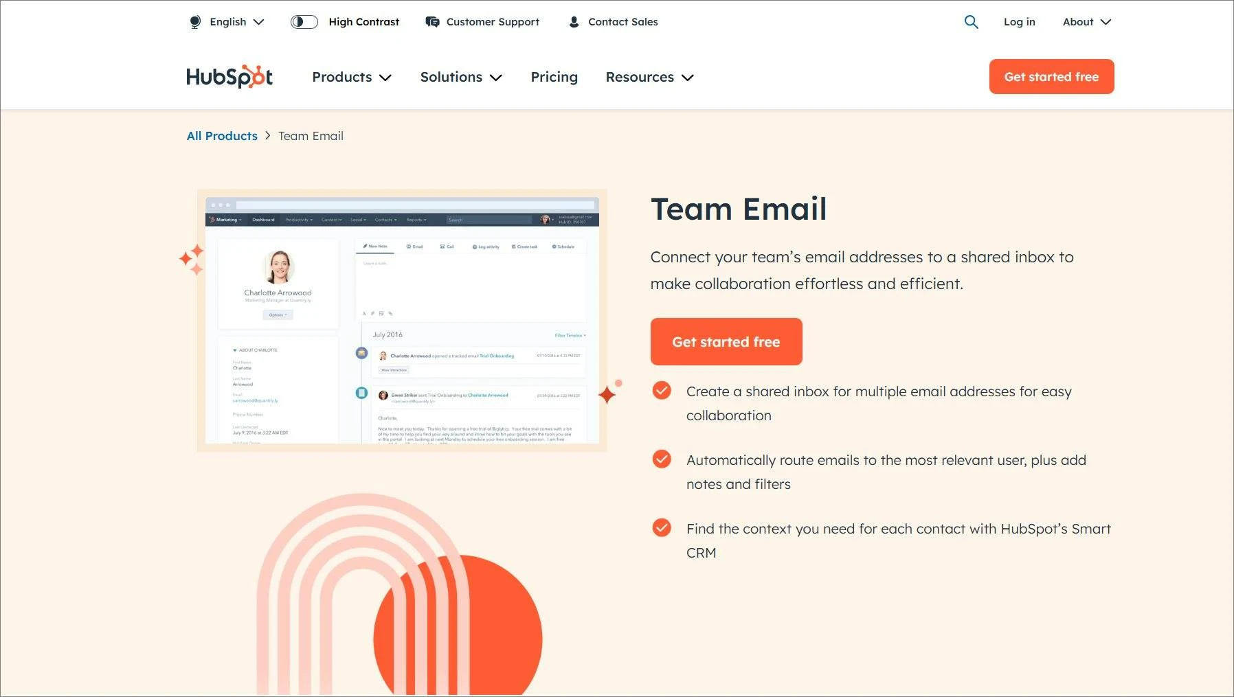 HubSpot Shared Inbox