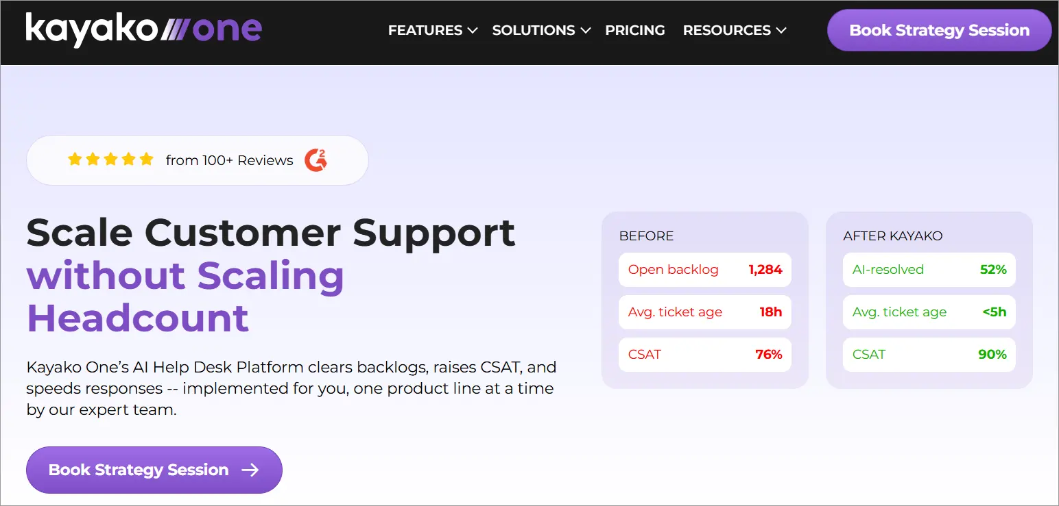 Kayako ticketing system 