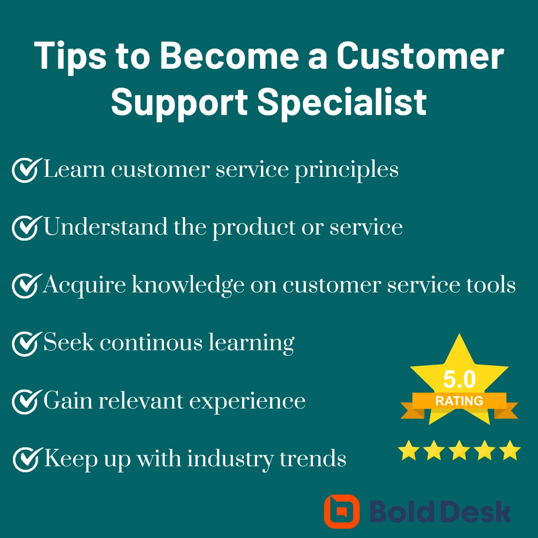 Tips to become a customer service specialist