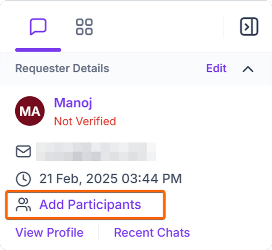 Participants Support