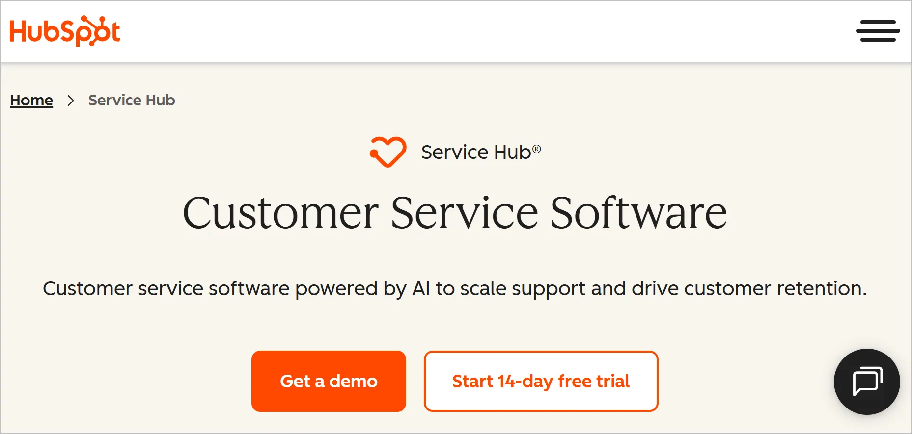 HubSpot help desk software
