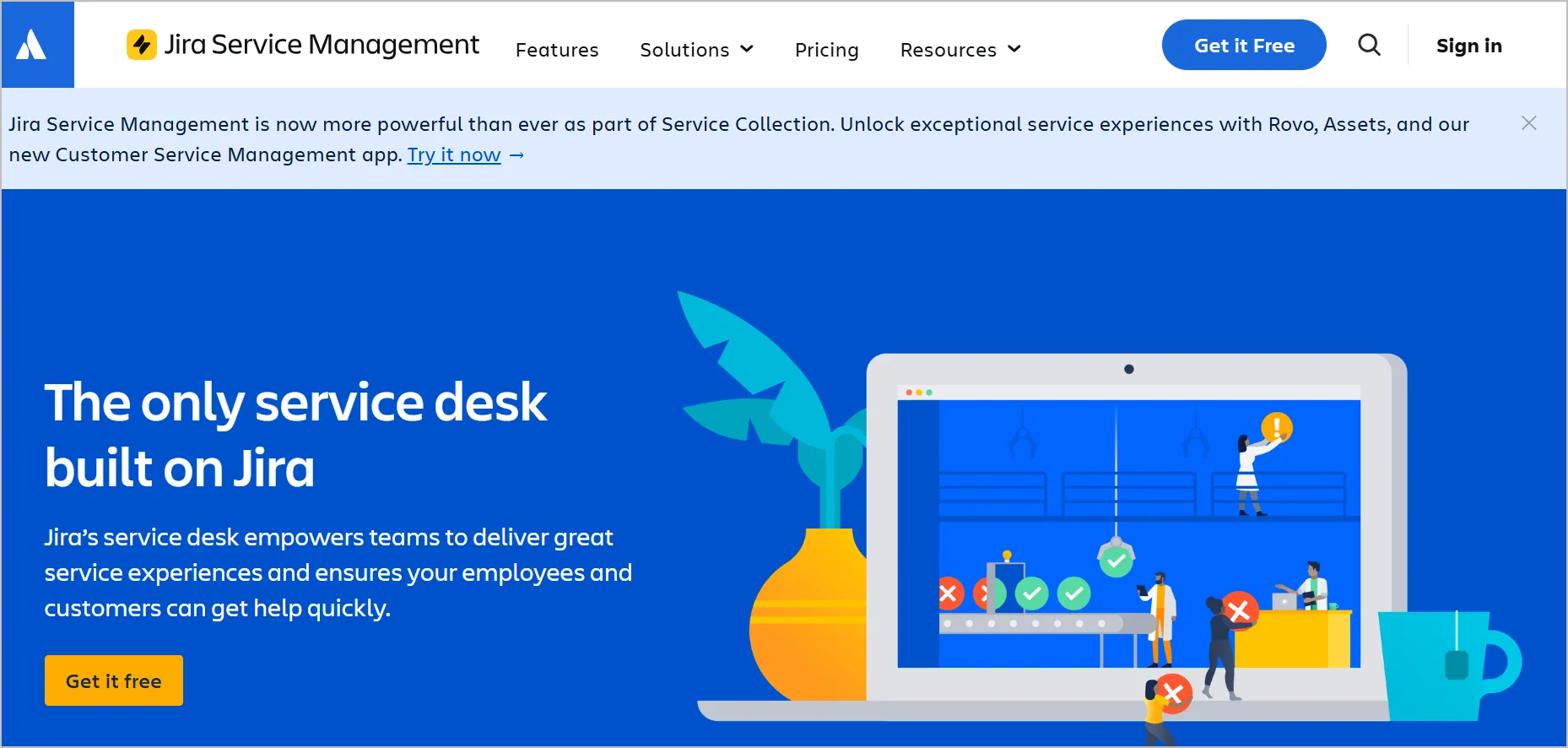 Jira Service Management help desk software