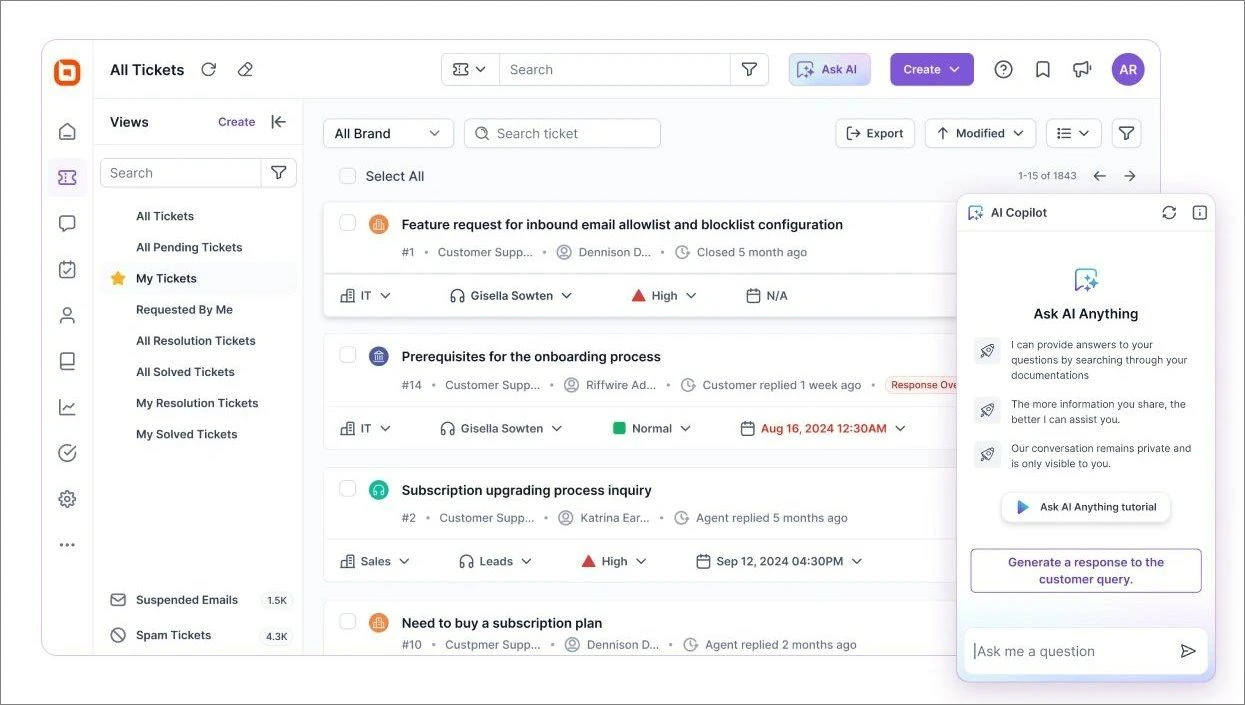 BoldDesk's Ticketing System