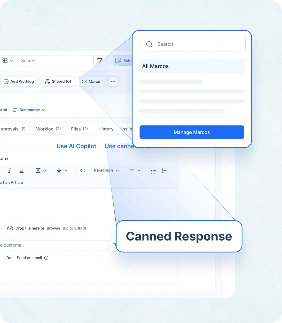Faster replies, happier customers