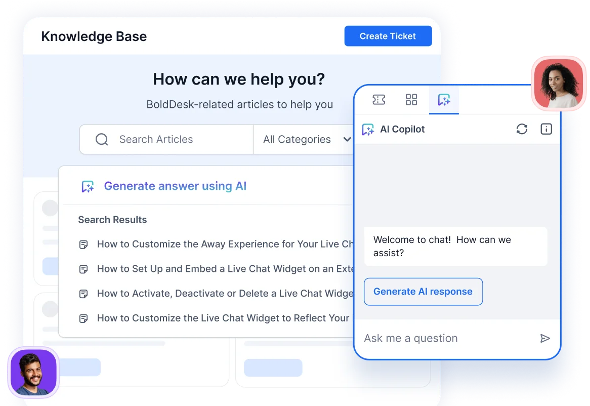 BoldDesk Support partner's in task management system