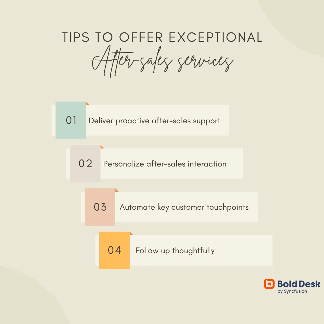 Tips to offer exceptional after-sales service