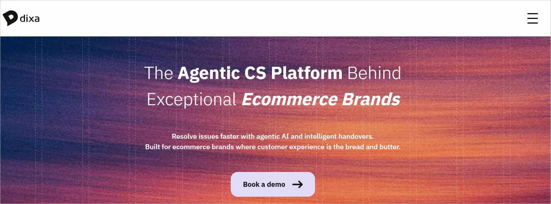 Dixa cloud-based ticketing system for B2C brands with AI-powered customer service and omnichannel help desk platform.