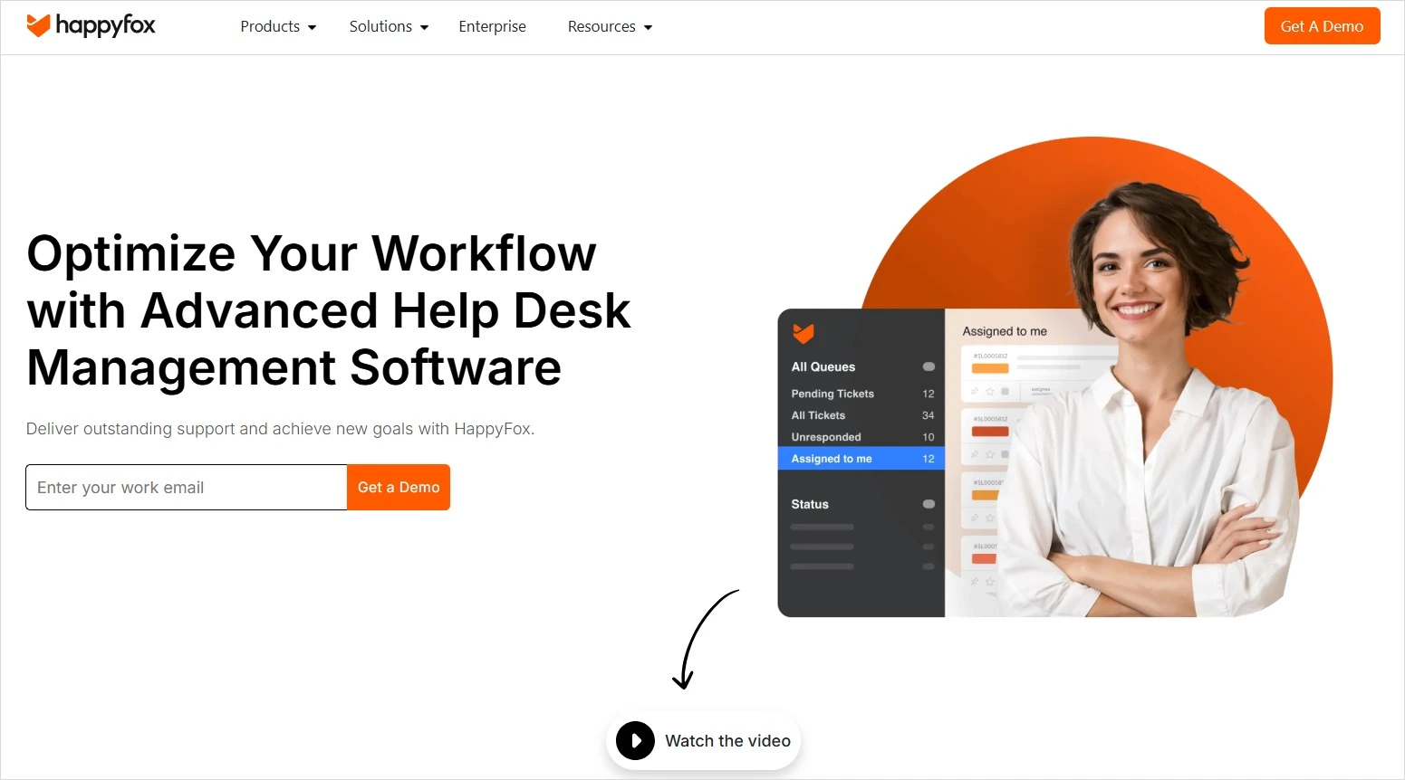 HappyFox cloud-based ticketing system