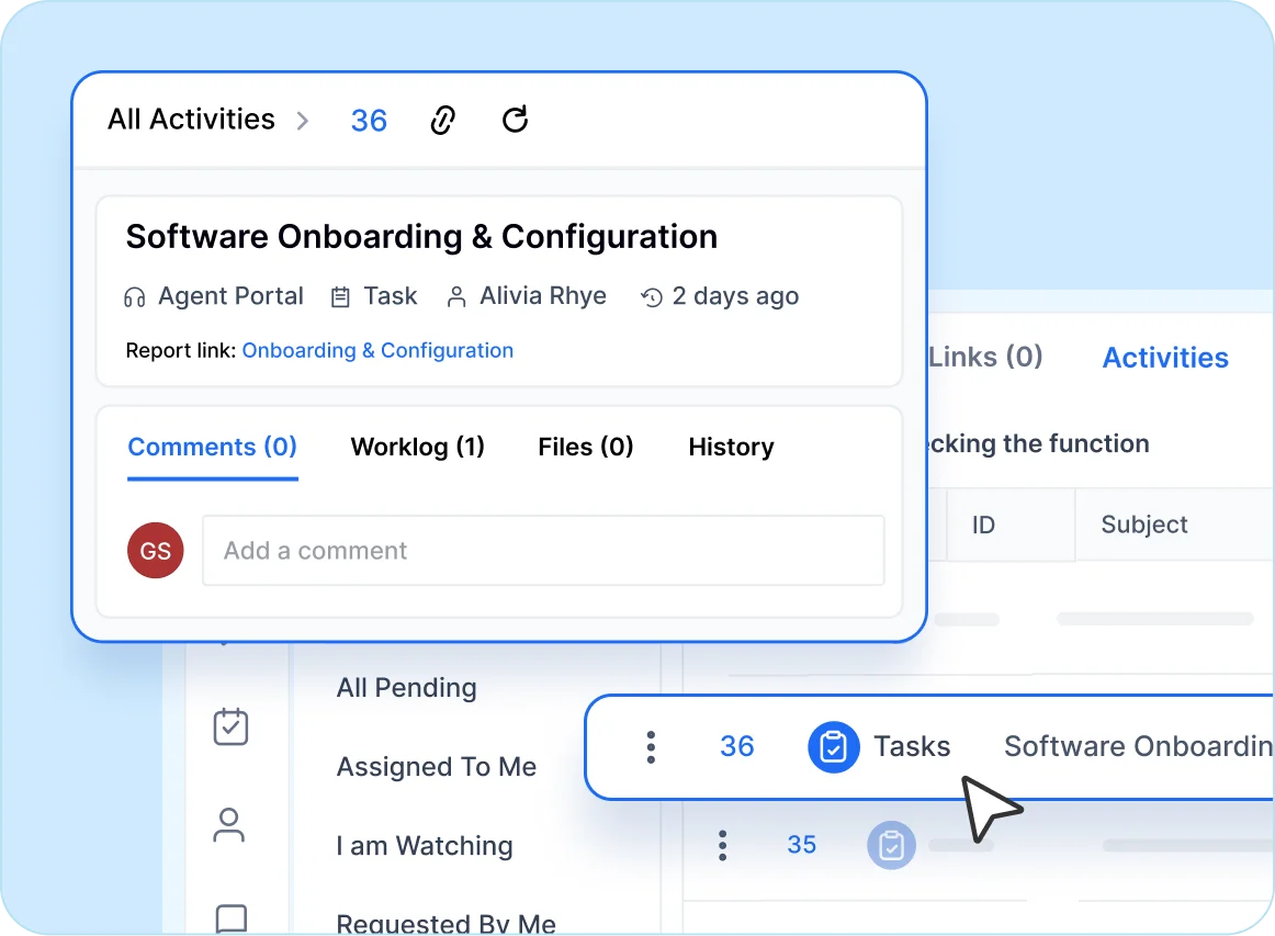 Internal help desk software: Task management for onboarding and internal operations