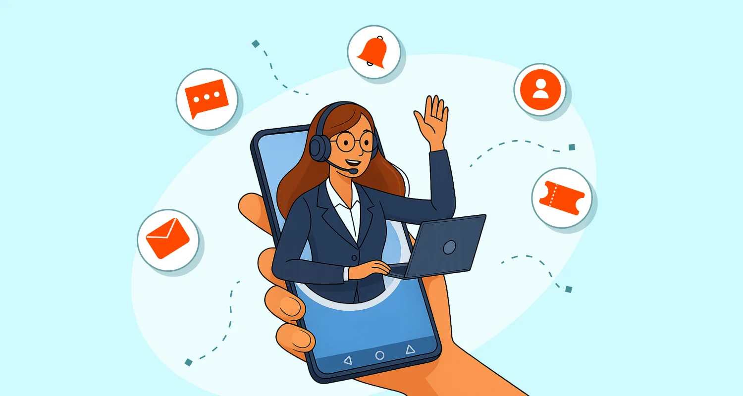 Customer service mobile apps