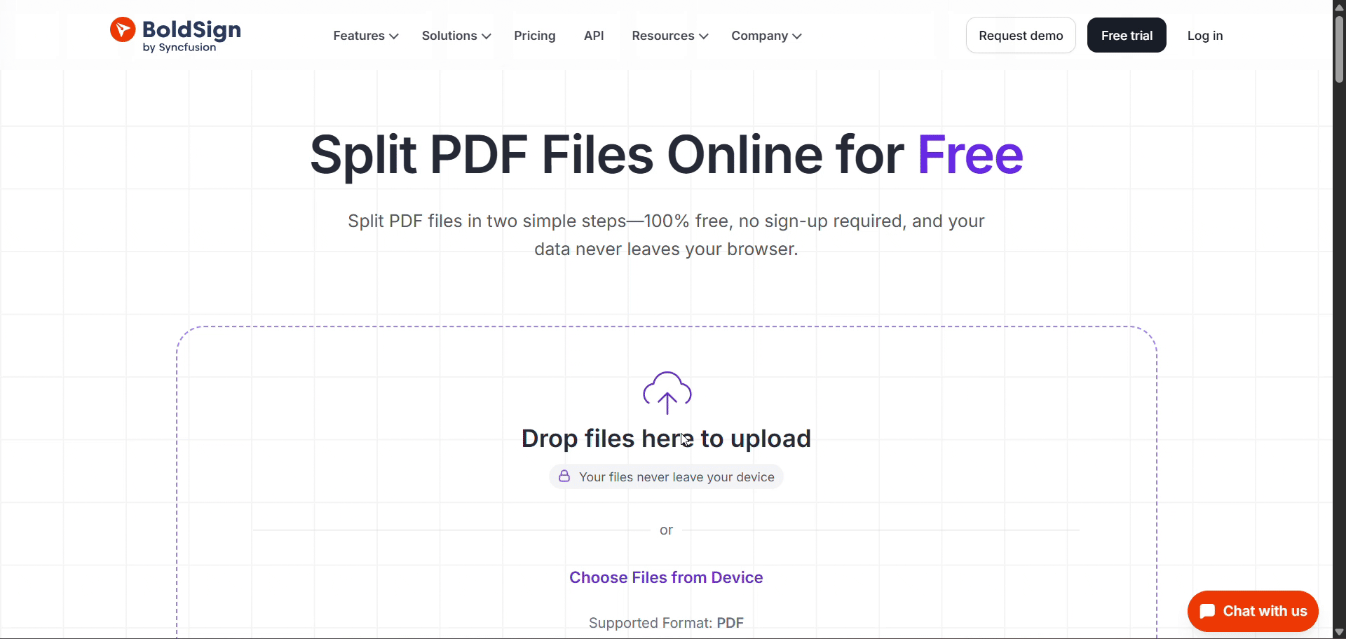 Split PDF Online Tool