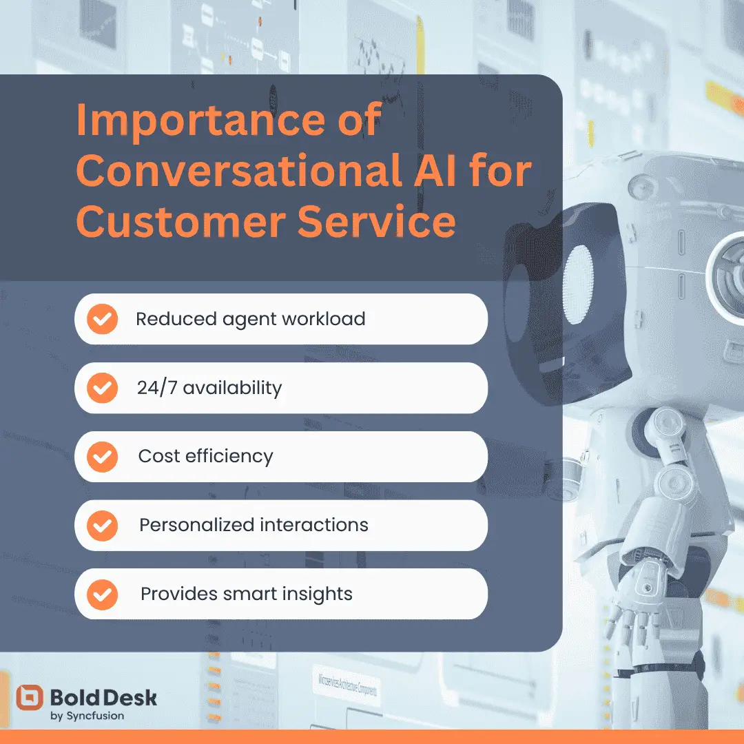 Benefits of conversational AI for customer service