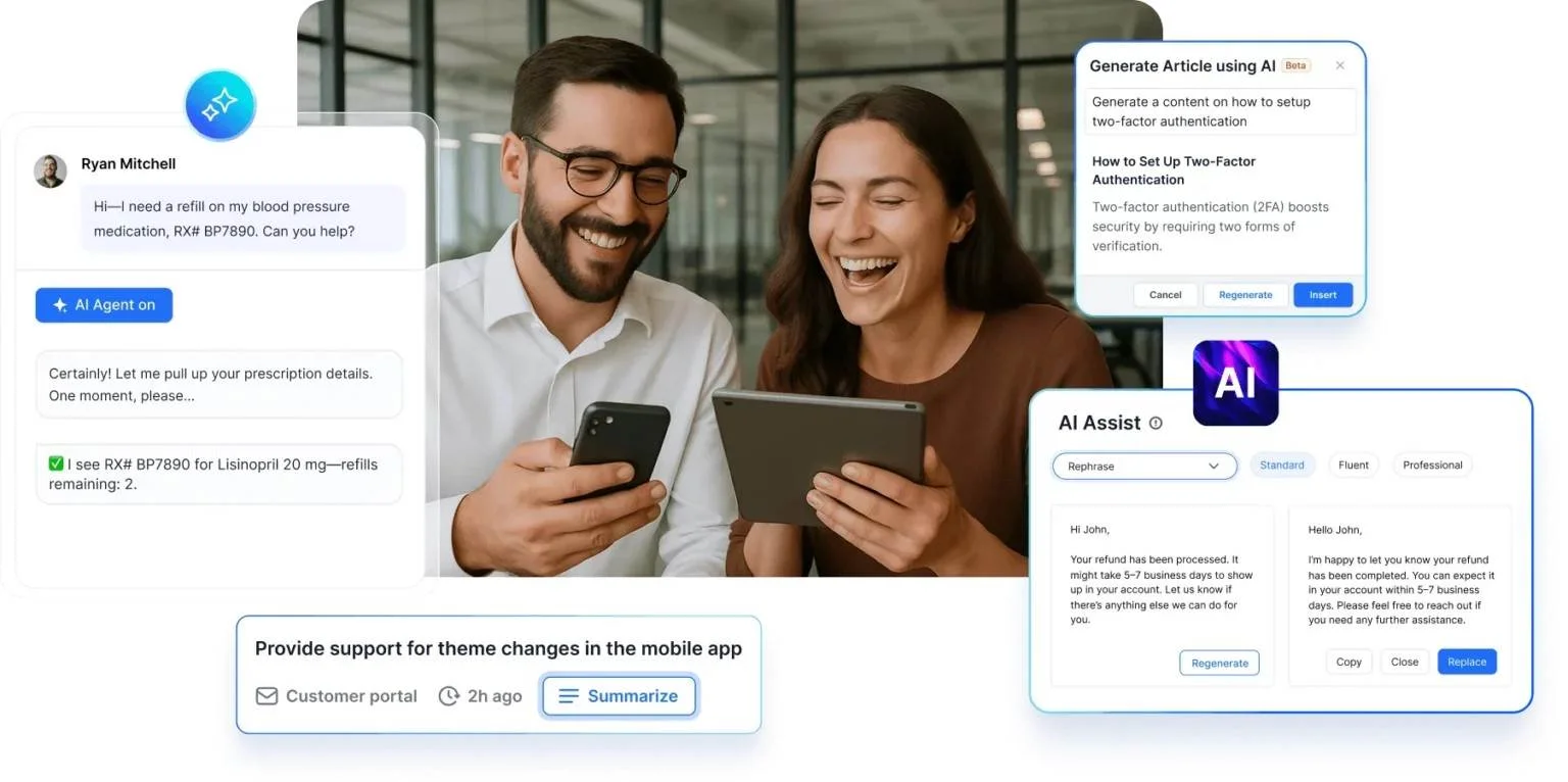An overview of BoldDesk conversational AI tools