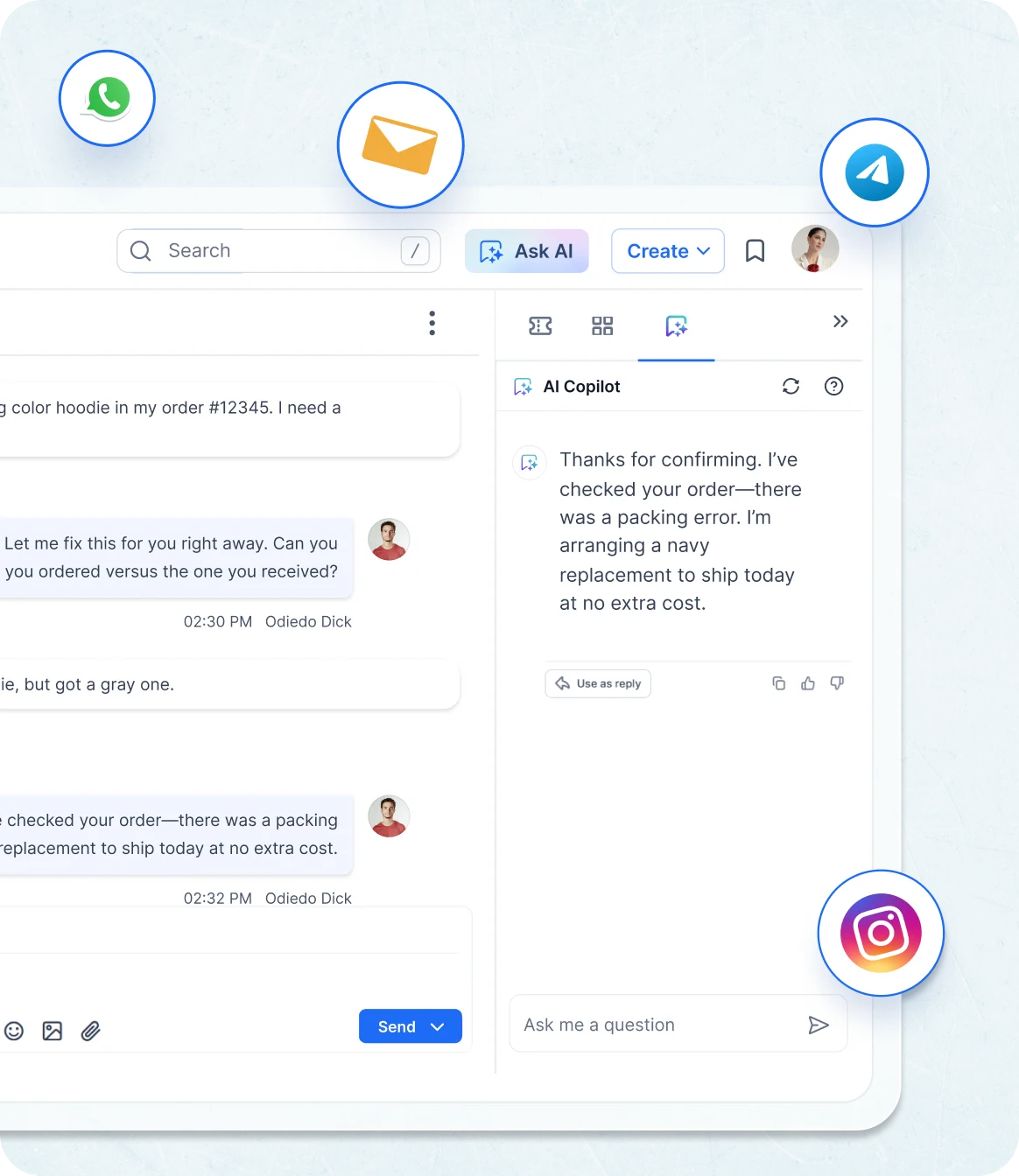 AI Chat Actions