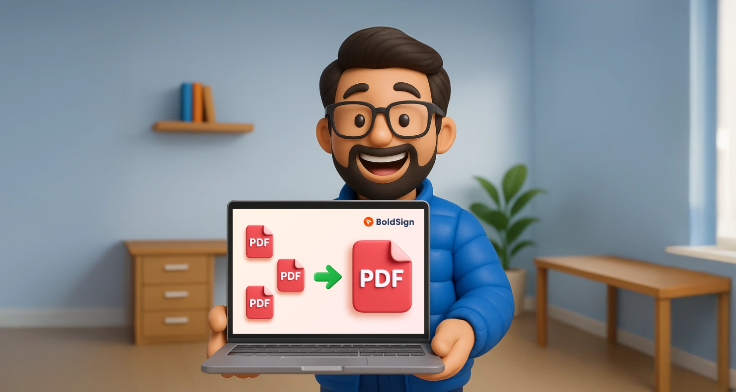 BoldSign Merge PDF Online Tool