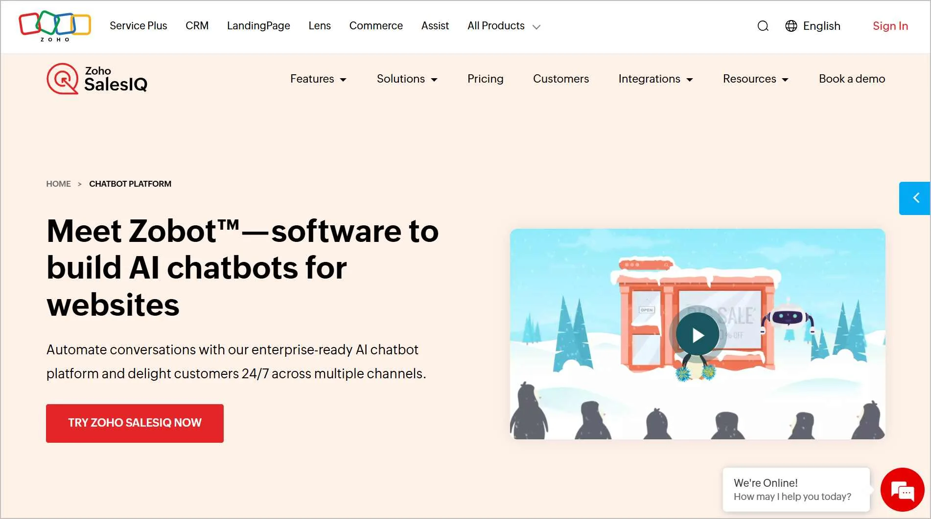 Website promotion highlighting chatbot automation for websites, showing conversational flows and engagement typical of Chatbase alternatives.