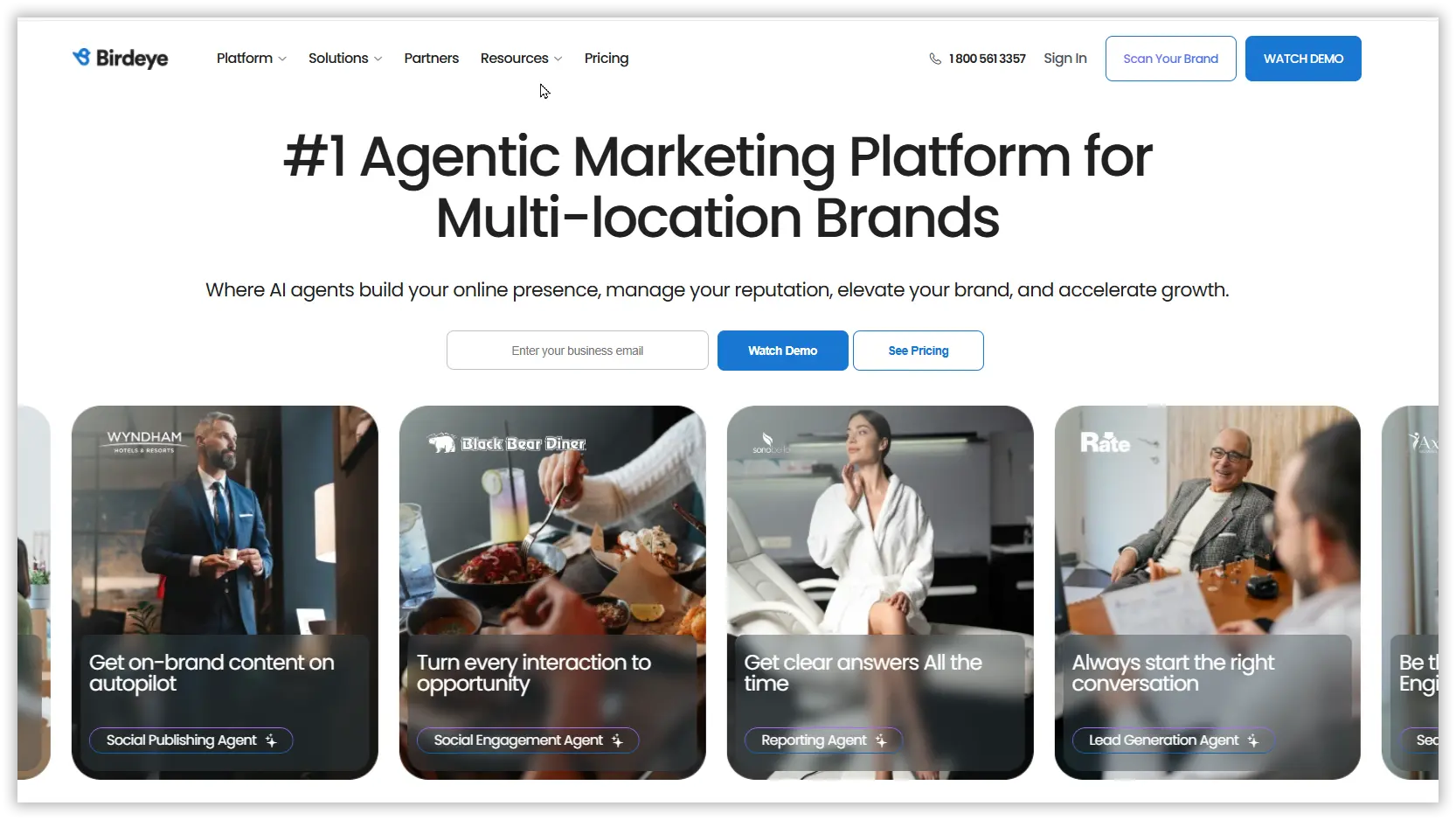 birdeye AI Chatbase alternative homepage 