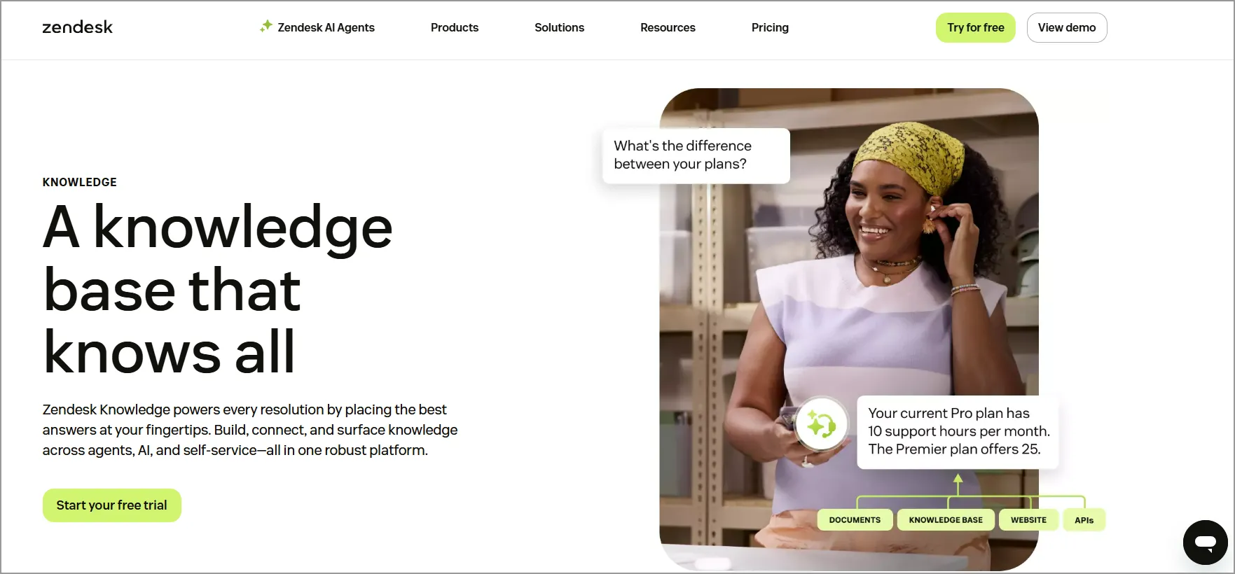 Zendesk help center
