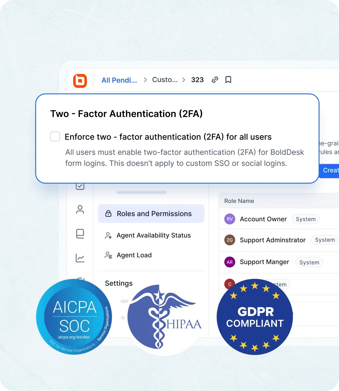 Ticketing system software with security, encryption, and compliance certifications.