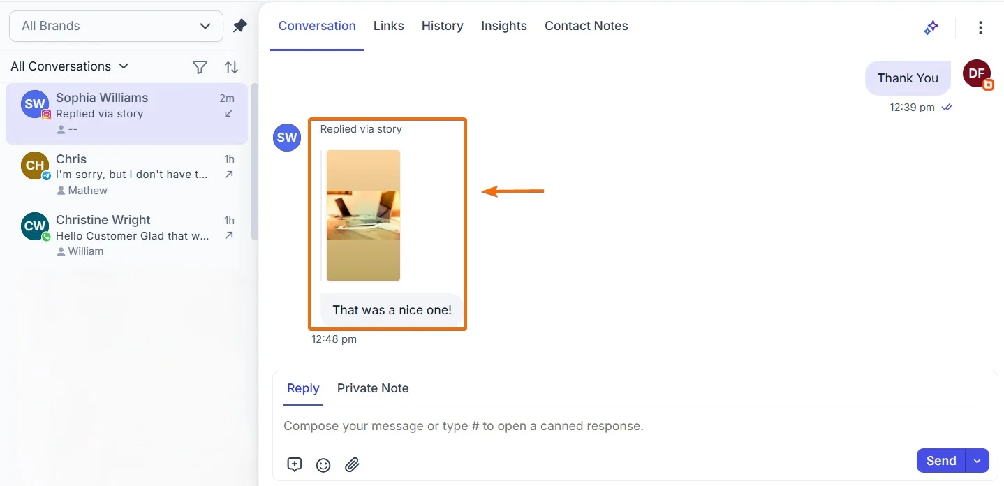 Instagram Story Replies and Mentions
