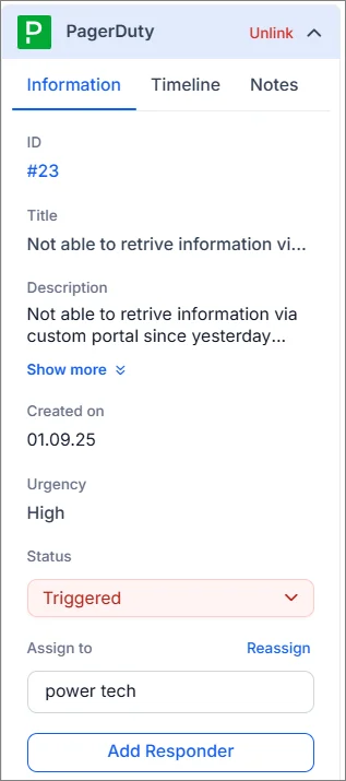 BoldDesk-PagerDuty Integration