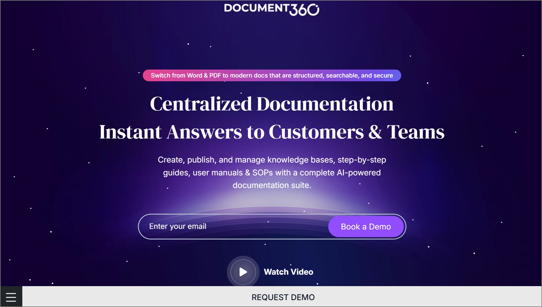 Document 360 user guide software