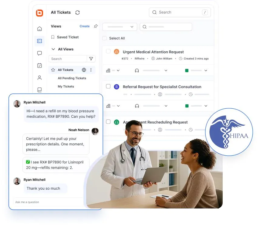 BoldDesk HIPAA compliant ticketing software
