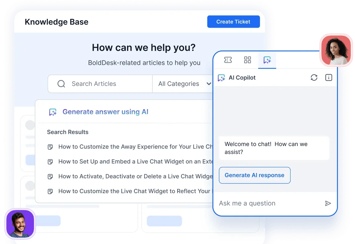 BoldDesk Support partner's in task management system