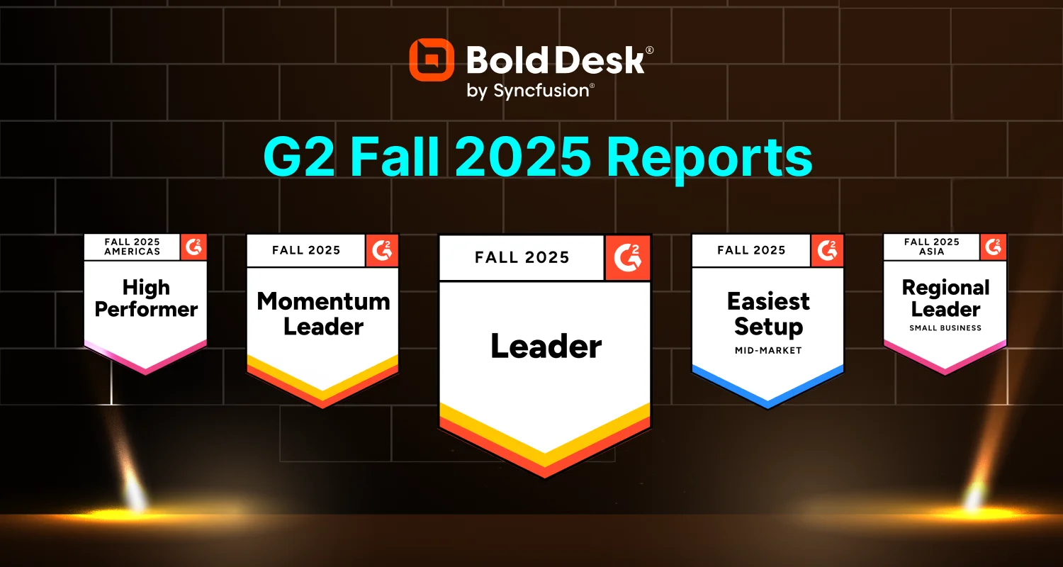 BoldDesk G2 Fall 2025 Reports: Delivering Help Desk Excellence