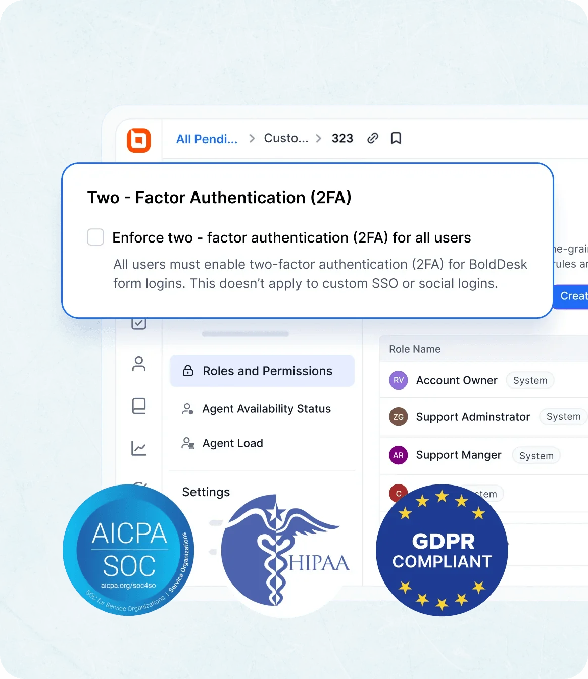 Ticketing system software with security, encryption, and compliance certifications.