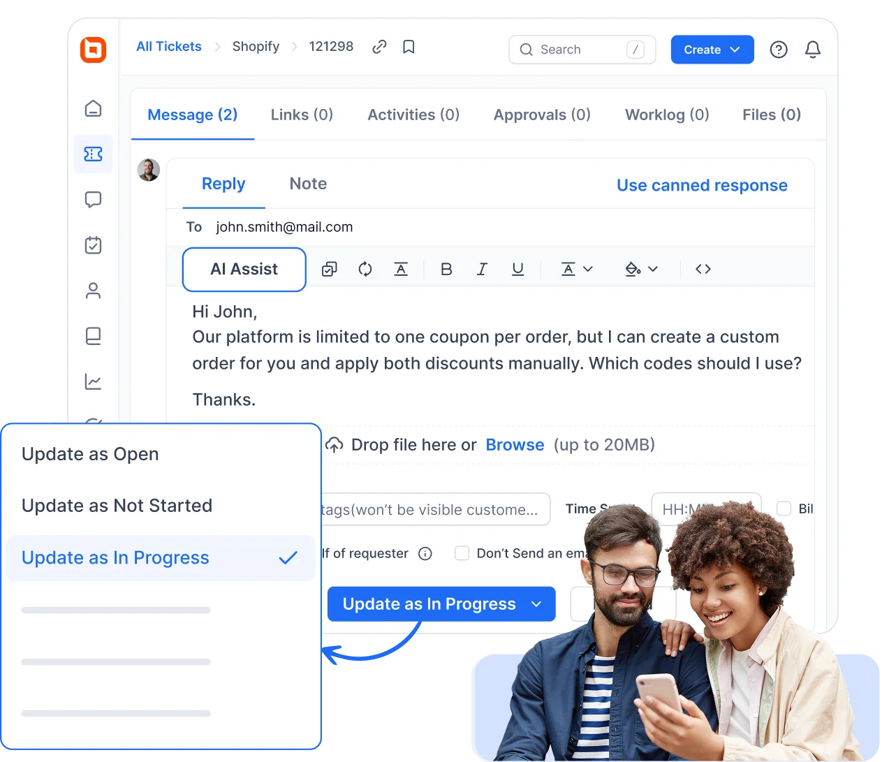 Helpdesk software banner image