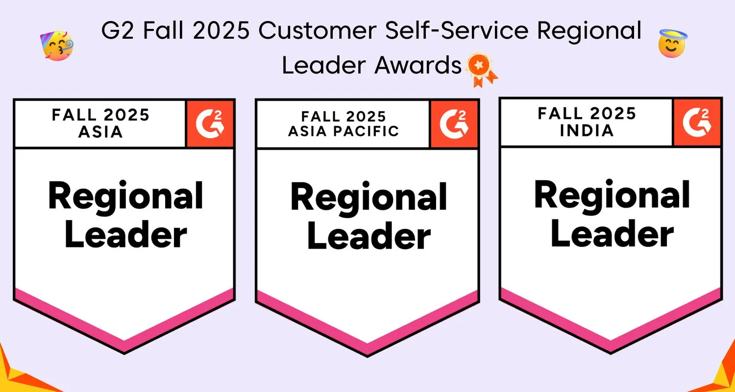G2 Fall 2025 Customer Self-Service Regional Leaders Awards