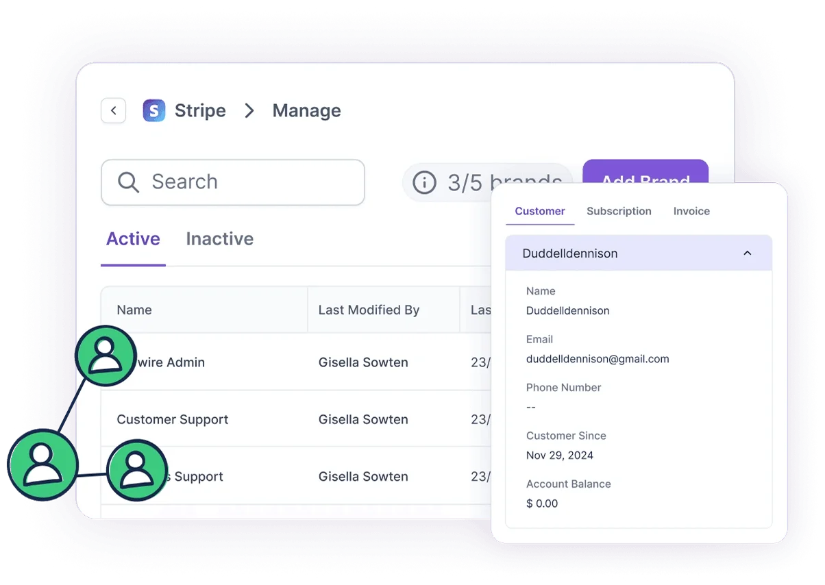 Connect and manage multiple Stripe accounts in BoldDesk.