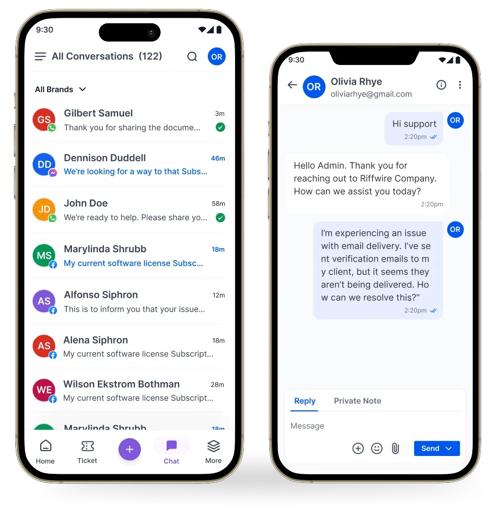 Free help desk software for startups ensures always-on access to manage tickets from any device, anywhere.