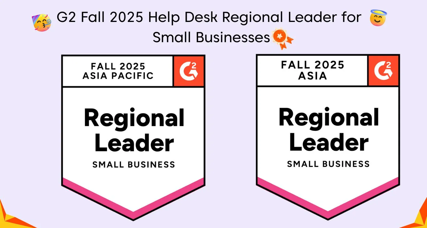 G2 Fall 2025 Help Desk Regional Leaders for Small Businesses Awards