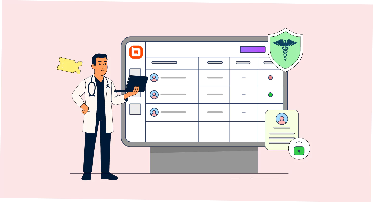 Banner Image for HIPAA- compliant ticketing system
