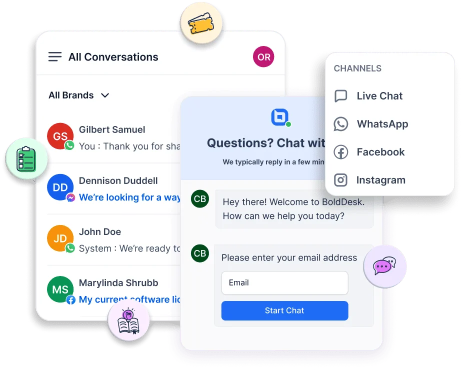 BoldDesk: Integrated customer support solution for web self-service