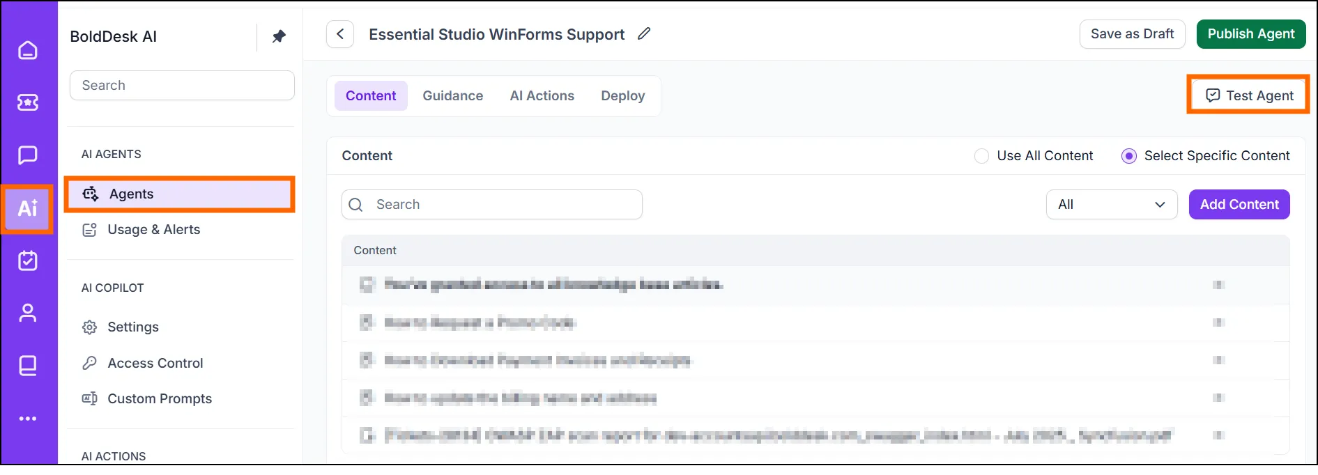 Quality testing of AI agents before deployment