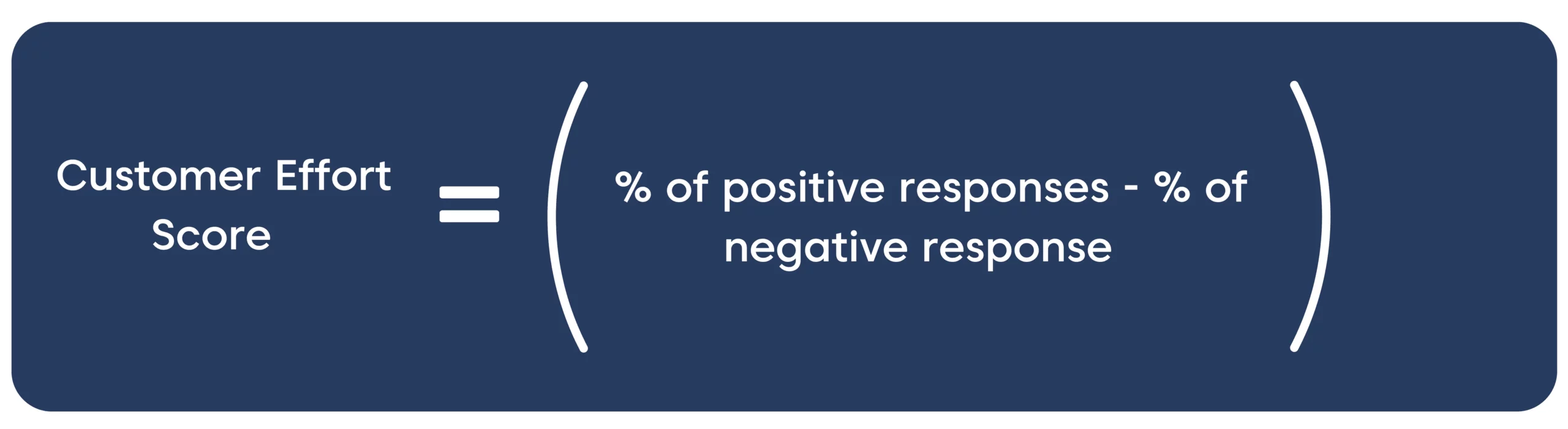 Visual representation of CES calculation from emoji survey responses
