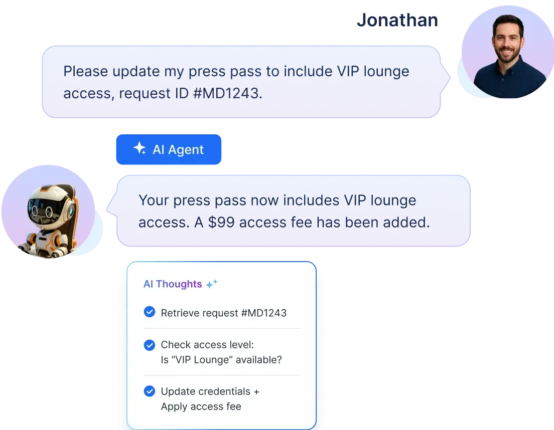 AI helpdesk for media teams automating press requests, multilingual replies, and ticket triage.