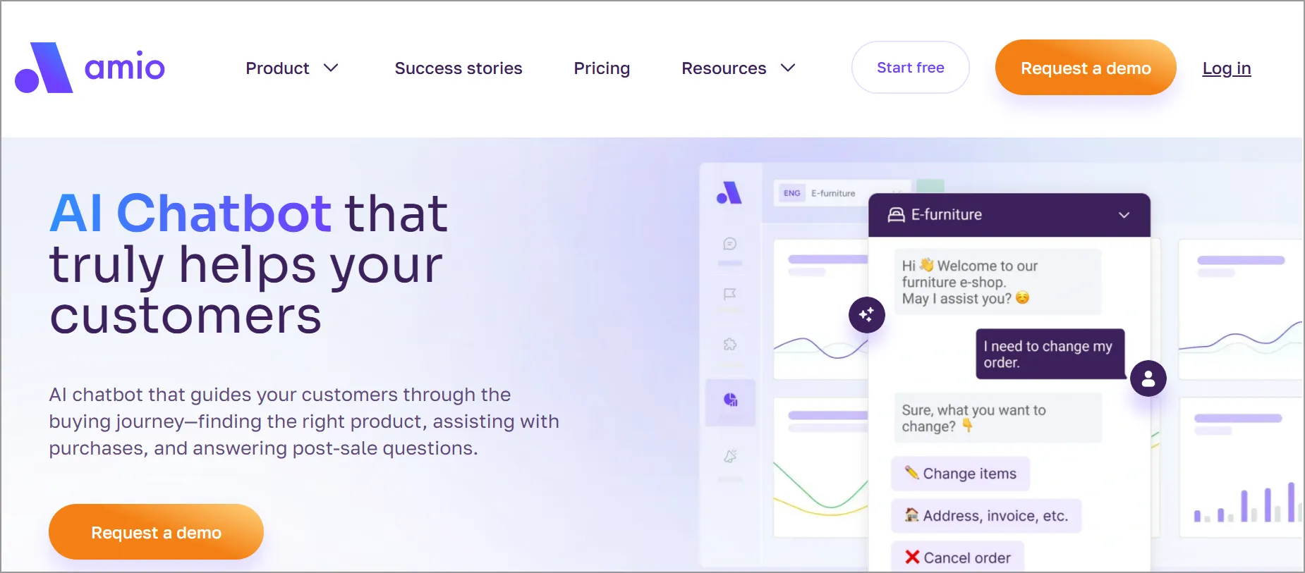 An image showing amio.io one of the best AI chatbot software