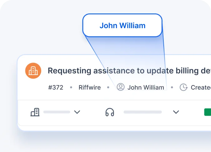 Hospitality help desk software with collision detection to prevent duplicate responses on guest tickets.