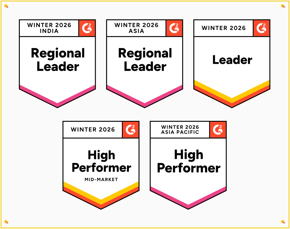 Five G2 Winter 2026 awards recognizing BoldDesk’s standout performance in knowledge base tools across regions.