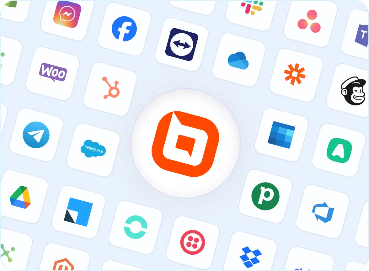 I
Integration of multiple apps and tools with help desk software for marketing to streamline workflows.
