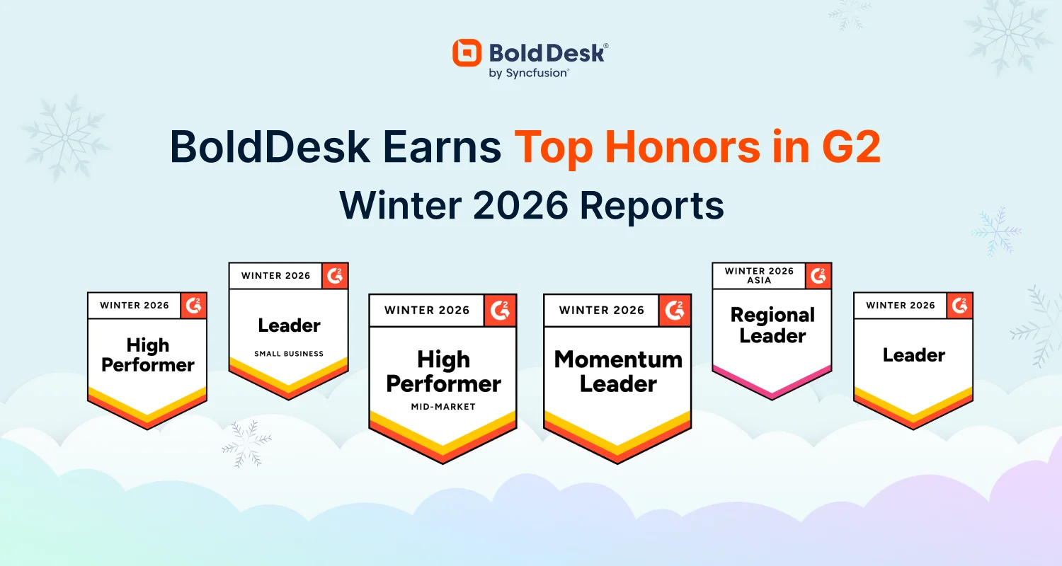 BoldDesk Celebrates Multiple Wins in G2 Winter 2026 Awards