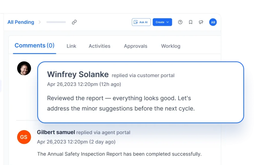 Collaboration tools for multi-agent ticket resolution highlighting advanced customer support task management capabilities.